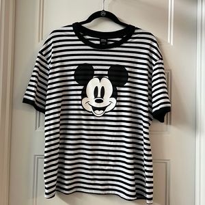 Her Universe Mickey Mouse stripped Disneyland top